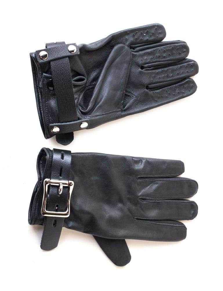 Hands Off Locking Vampire Gloves - Spiked Chastity Gloves