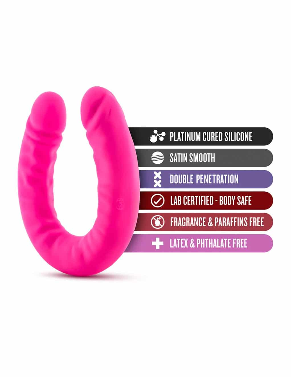 Ruse Double Ended Silicone Dildo. Slide 4