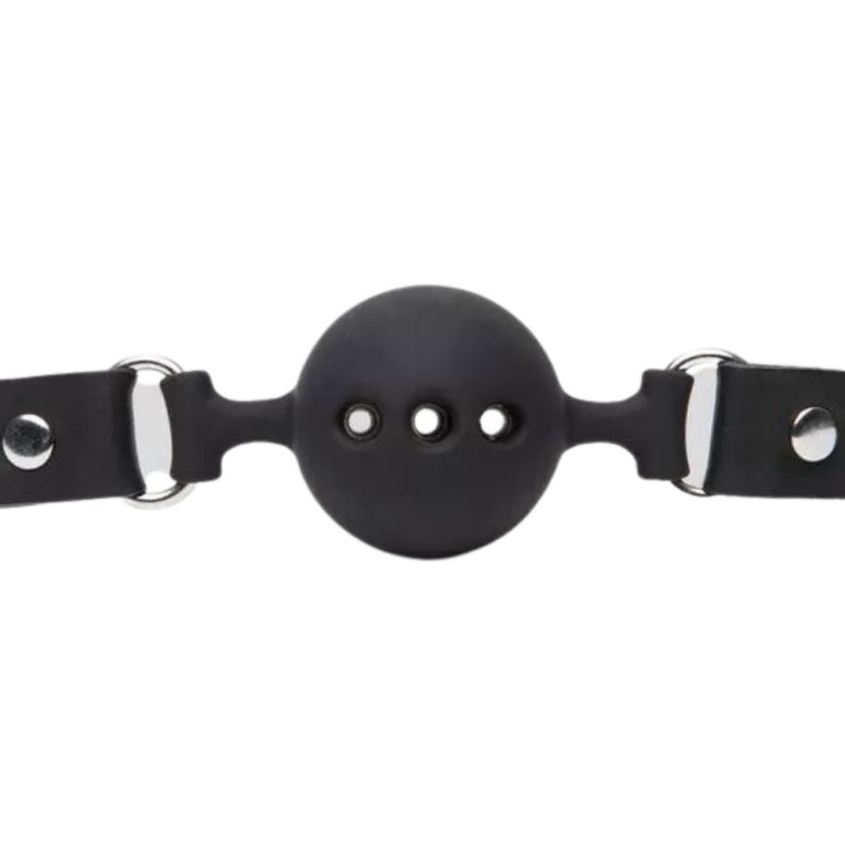 Bondage Boutique Leather Breathable Ball Gag  Review