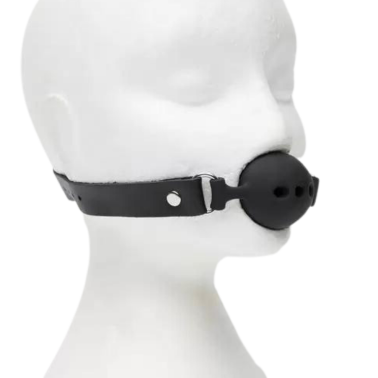 Bondage Boutique Leather Breathable Ball Gag  Review