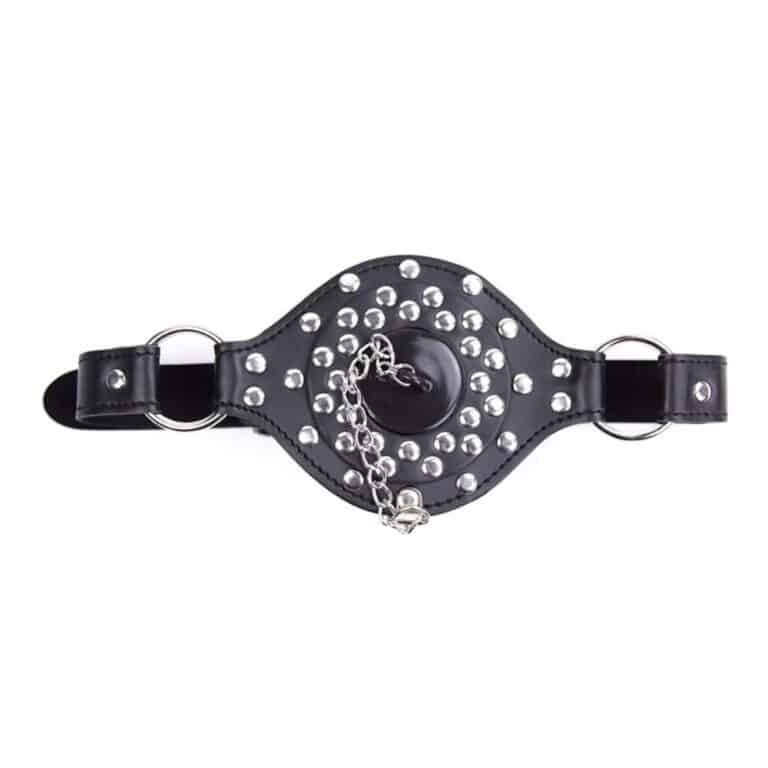 Dark Amour Leather Studded Open Mouth Gag Review
