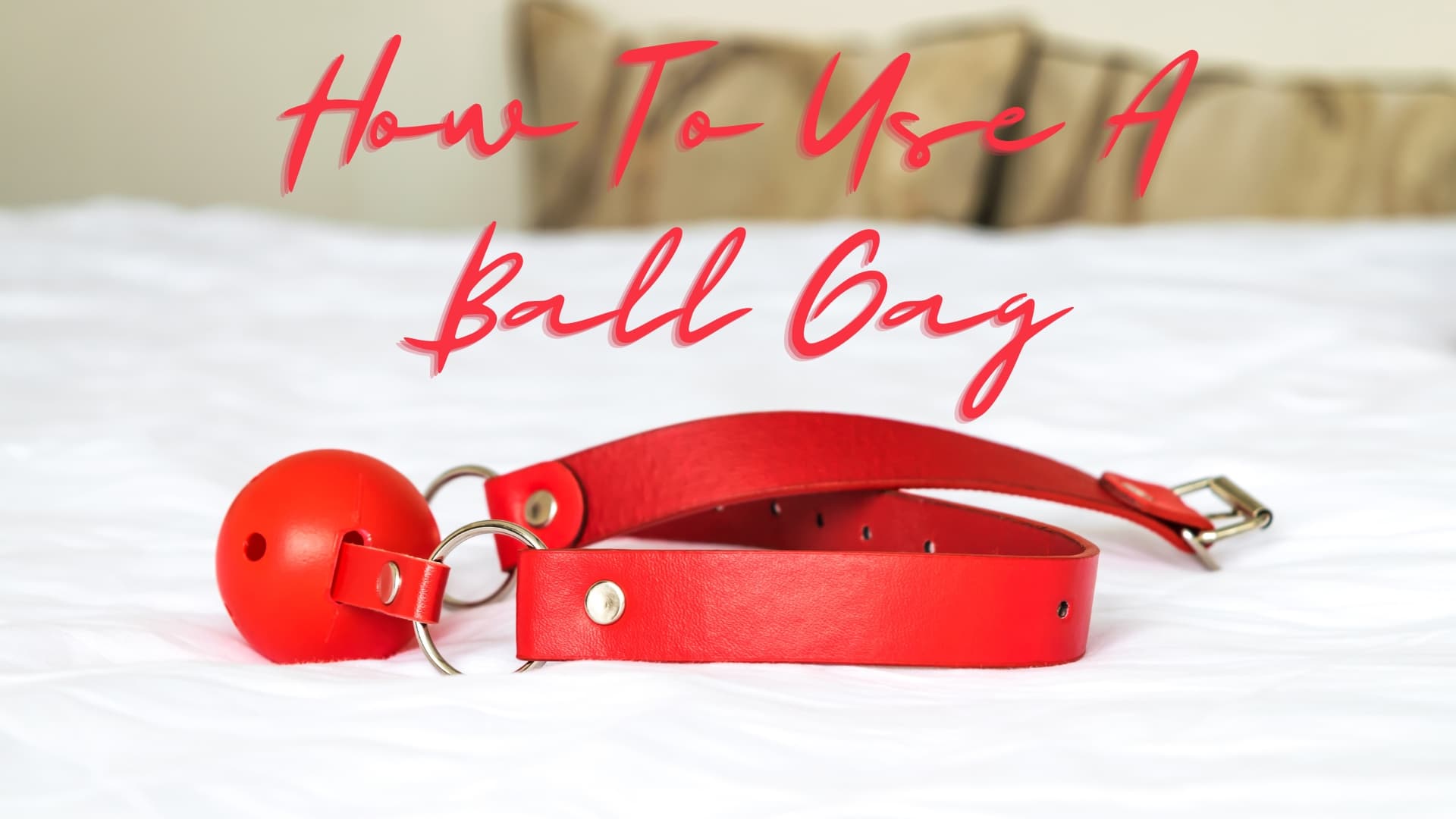How to Use A Ball Gag – Basics for Beginners