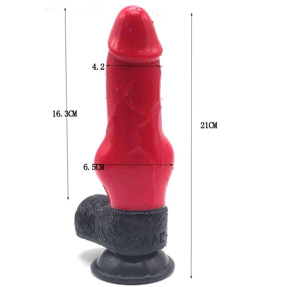 Intergalactic Dog Dildo With Suction Cup. Slide 8