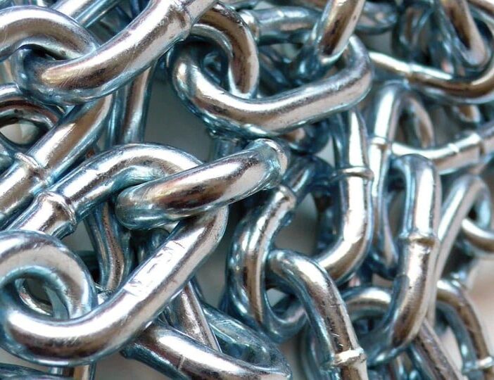 Zinc-Plated Steel Chain. Slide 1