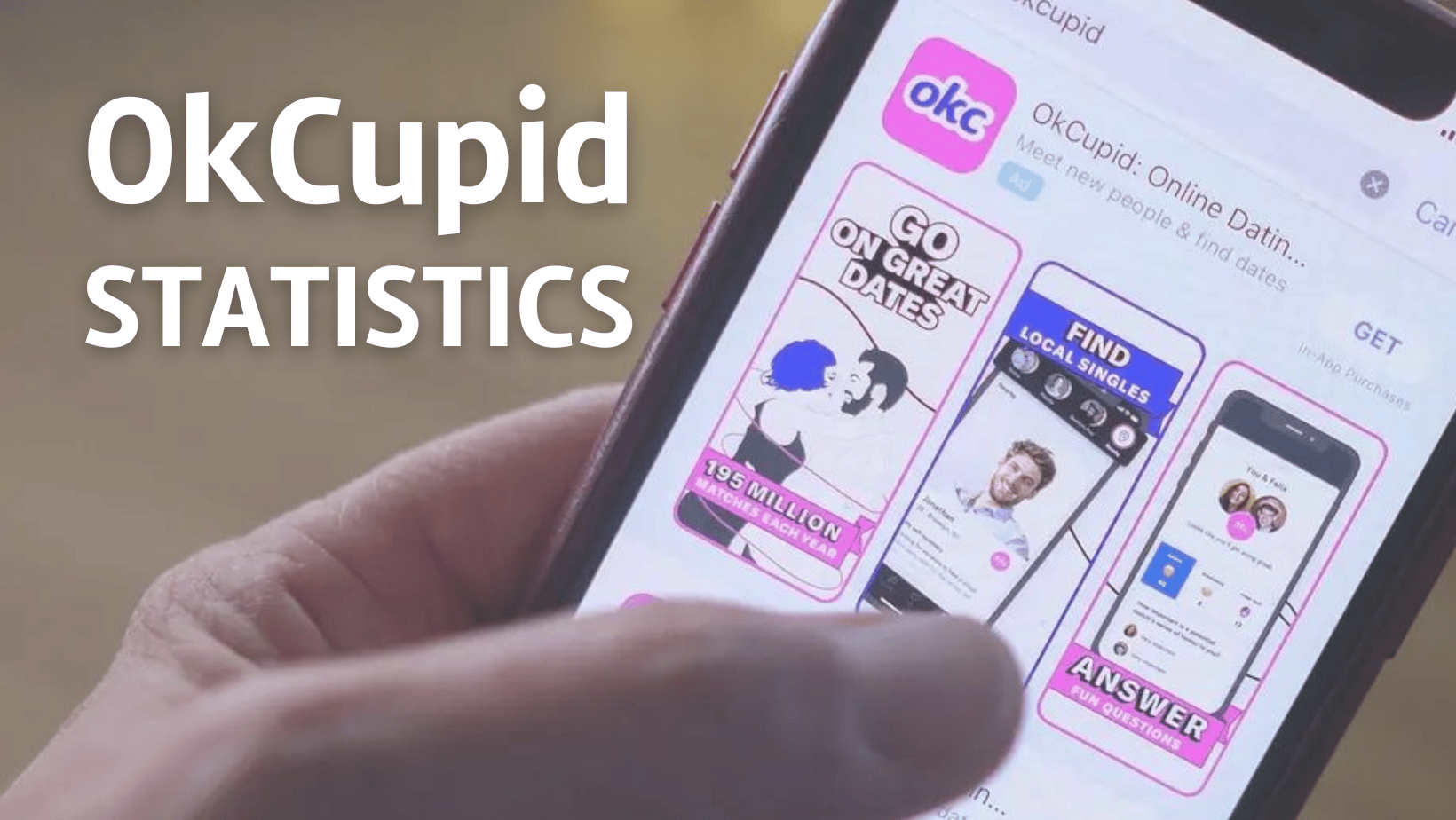 OkCupid Statistics – User Stats, Market Share, Revenue, Demographic, and Profitability