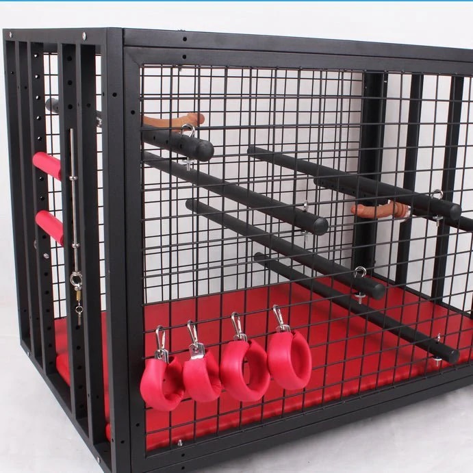 Slave Puppy Cage with Padded Board. Slide 3