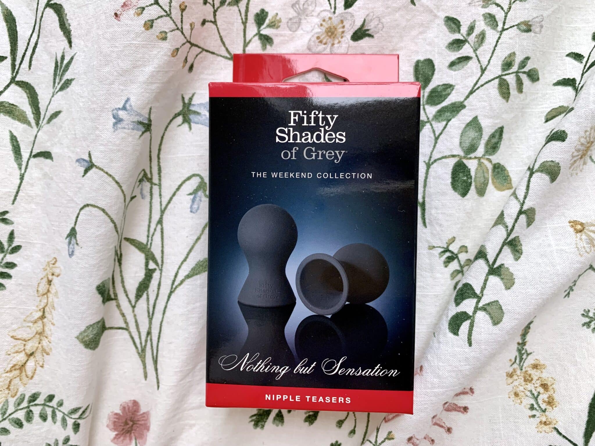 Fifty Shades of Grey Nothing But Sensation Nipple Suckers Packaging