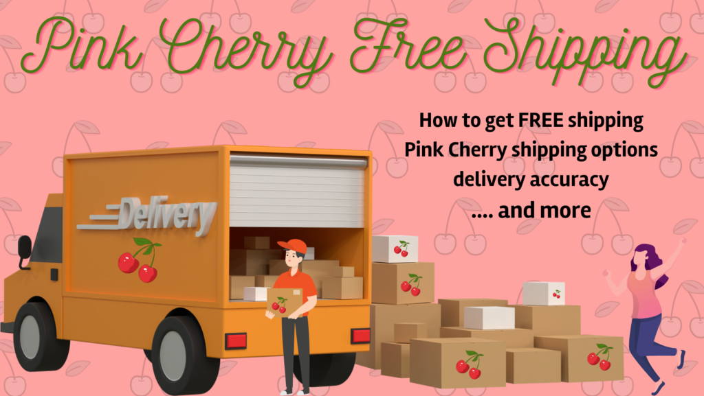 Pink Cherry free shipping header