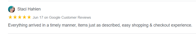Positive review