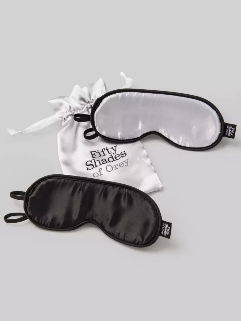 Fifty Shades of Grey No Peeking Soft Twin Blindfold Set - Enhance the Sensations