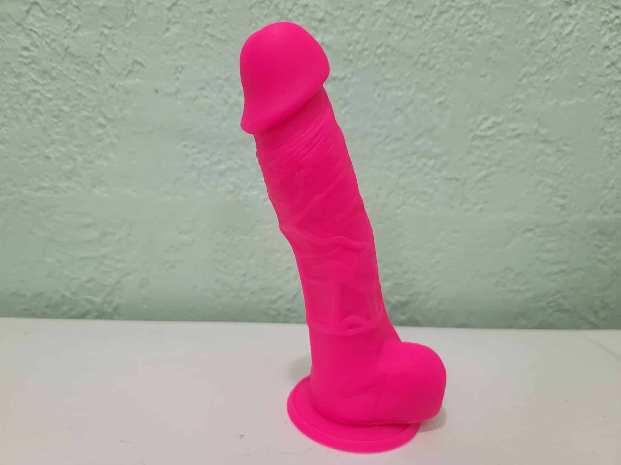 Colours Pleasures 5 Inch Pink Suction Cup Dildo. Slide 3