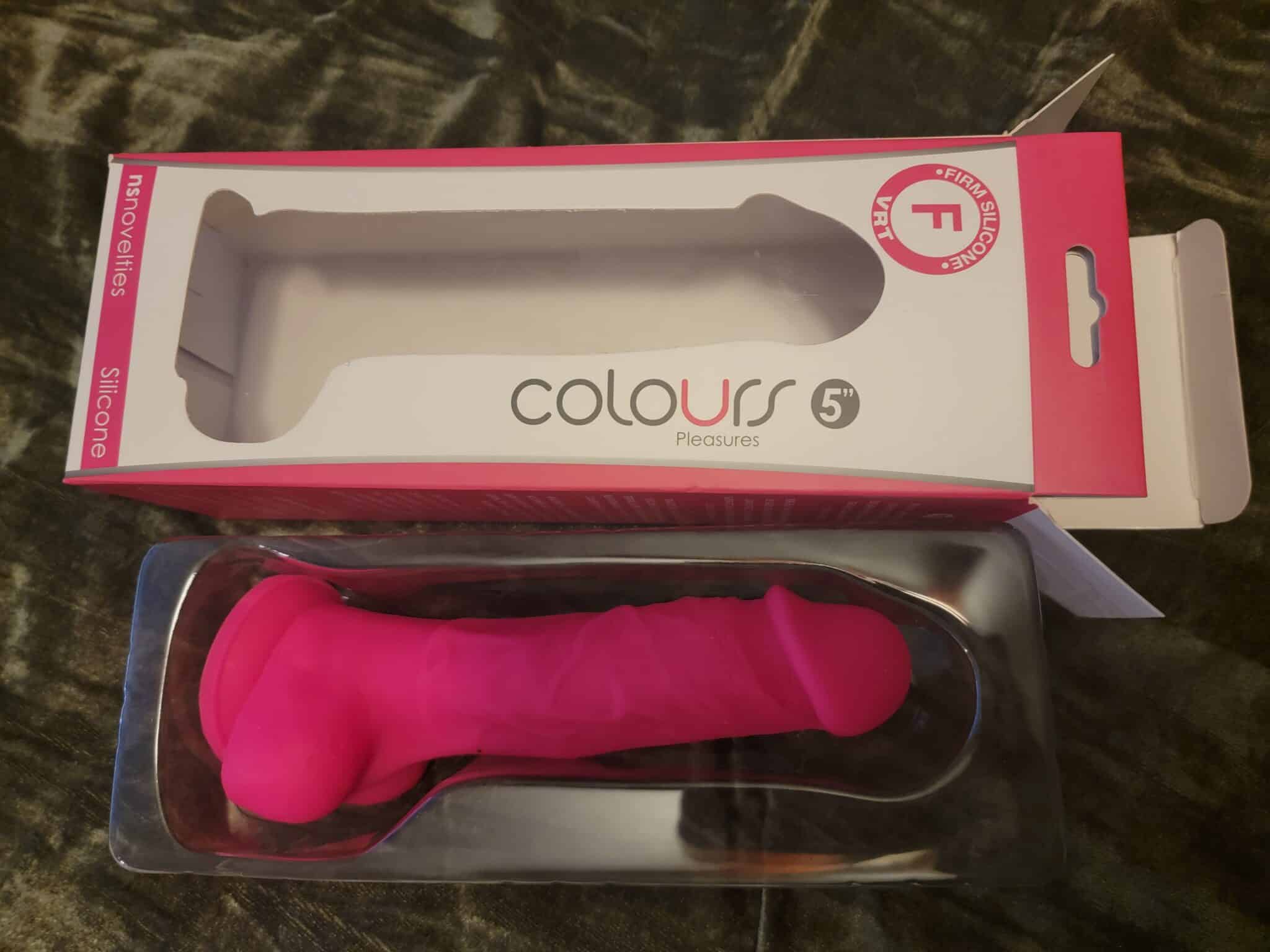 Colours Pleasures 5 Inch Pink Suction Cup Dildo. Slide 6