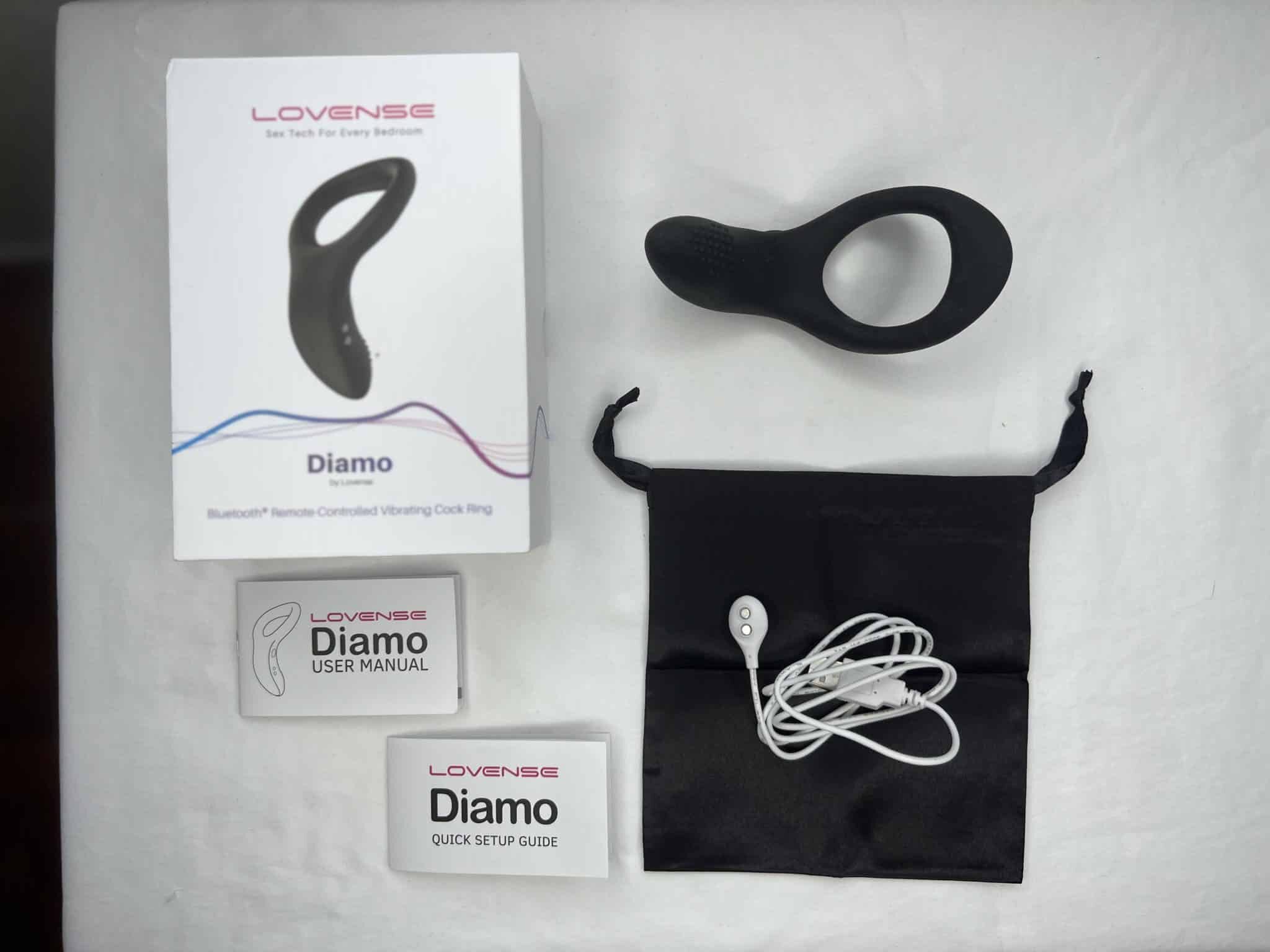 Lovense Diamo App Controlled Rechargeable Cock Ring. Slide 3