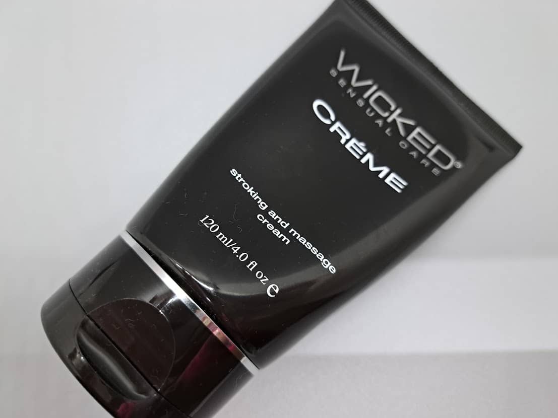 Wicked Stroking and Massage Cream Packaging