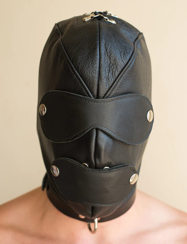 Leather Hood w/ Gag & Blindfold Review