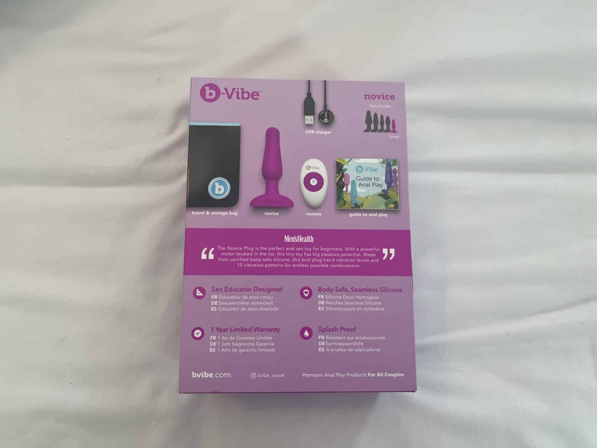 b-Vibe Novice Plug Is the Packaging Worth the Hype?