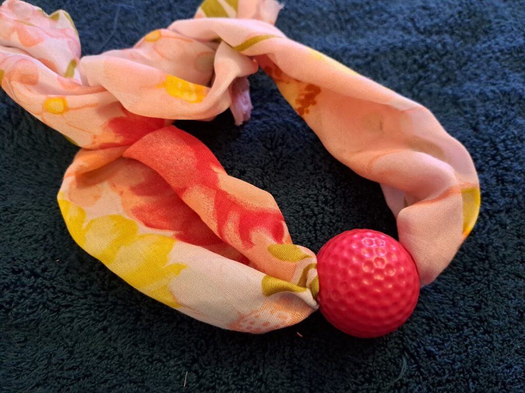 Plastic ball DIY ball gag