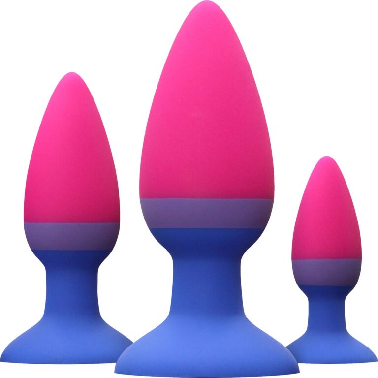 Colours Multicolor Silicone Anal Trainer Kit - Training Sets for a Varied Anal Experience