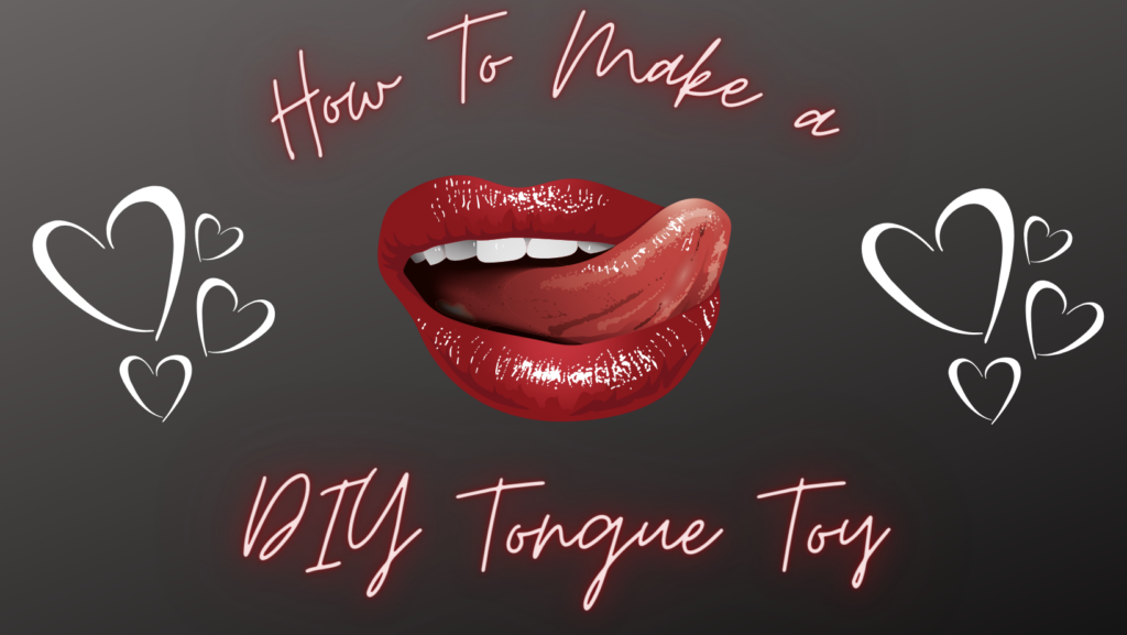How to make a DIY tongue toy header