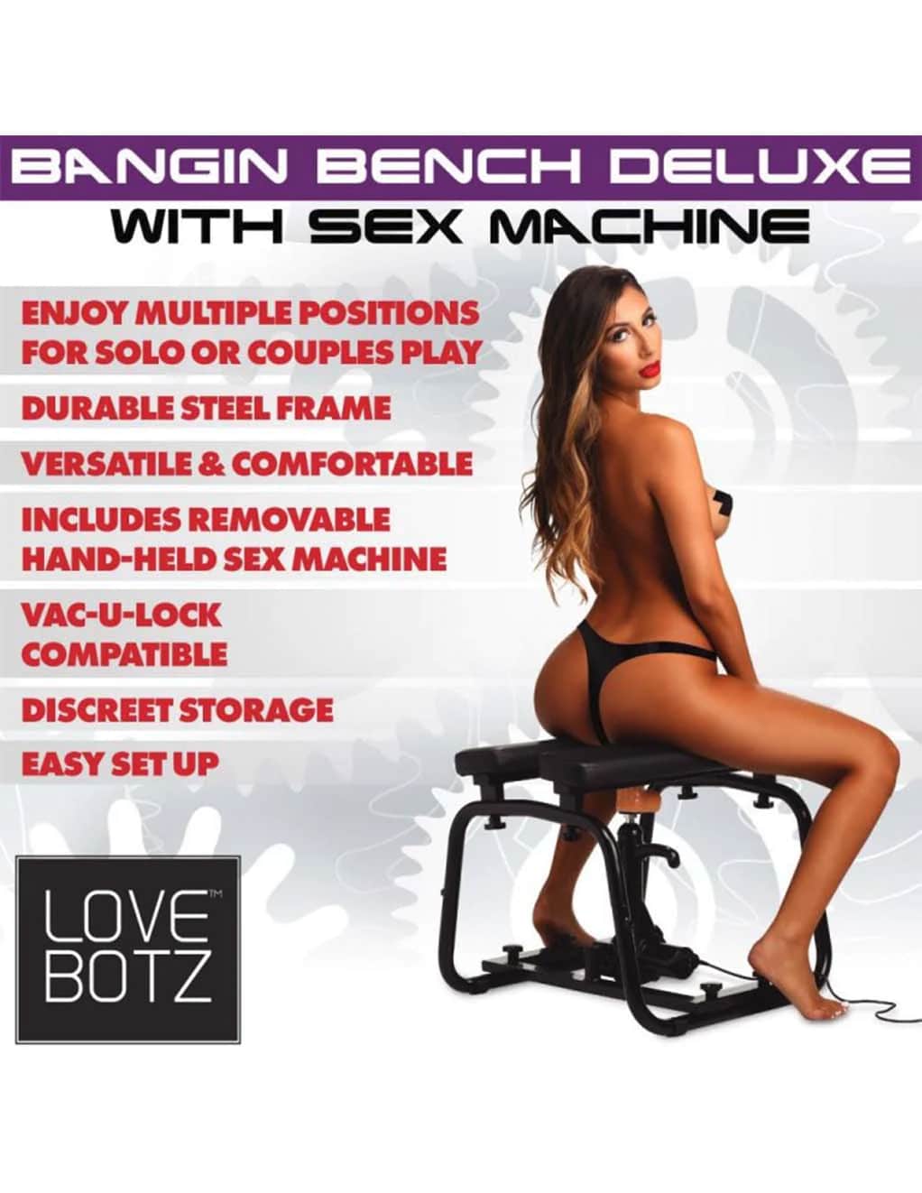 LoveBotz Deluxe Bangin' Bench. Slide 3