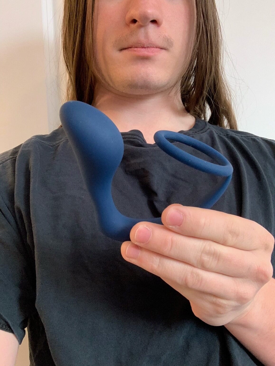 Lynk Plugged Cock Ring Prostate Massager. Slide 7