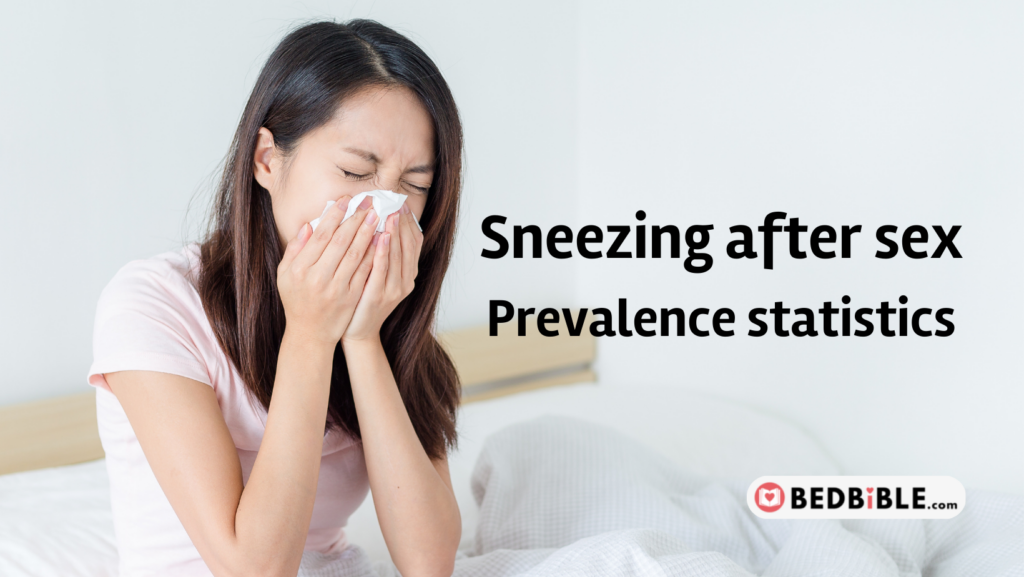 Sneezing after sex Prevalence statistics