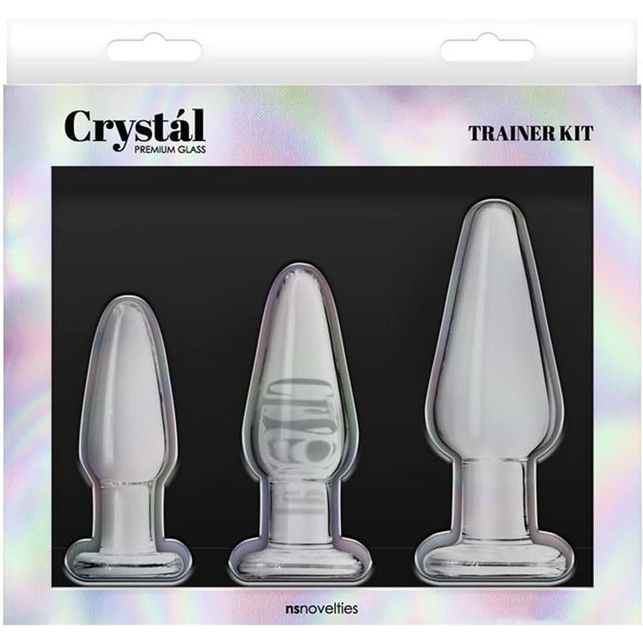 Crystal Glass Butt Plug Trainer Kit. Slide 2
