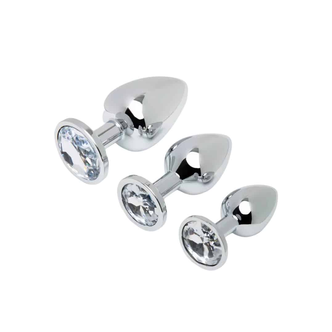 Product Lovehoney Jeweled Metal Butt Plug Set