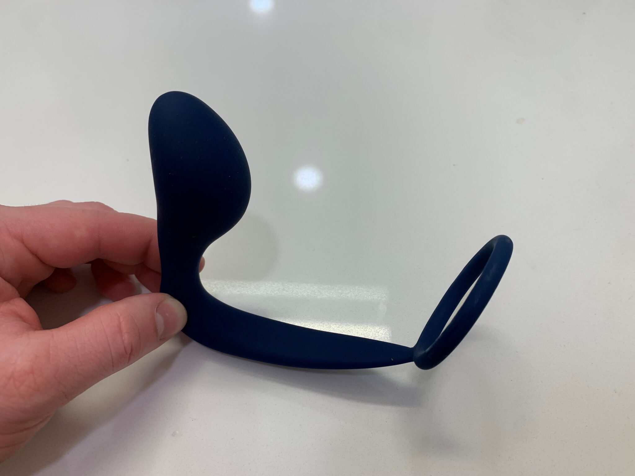 Lynk Plugged Cock Ring Prostate Massager. Slide 2