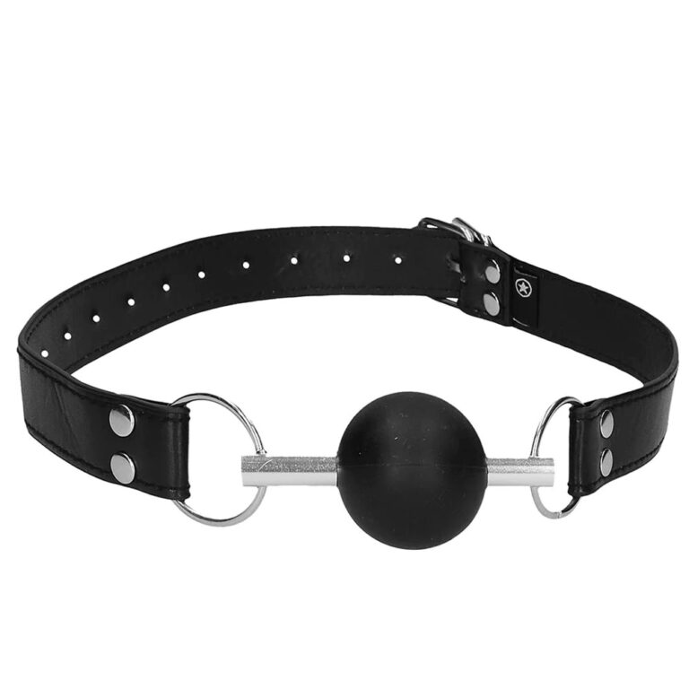 Black & White Solid Ball Gag - Other Types of Gags You Might Like