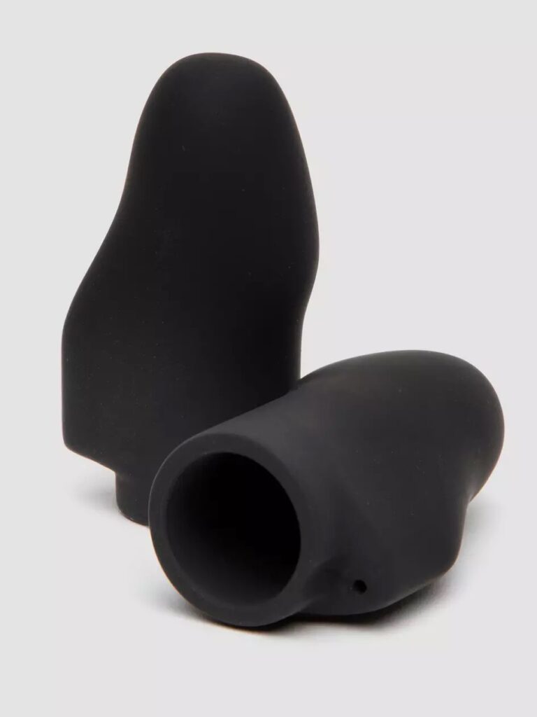 ElectraStim Silicone Noir Electro Finger Sleeves - More Electrifying Sex Toys