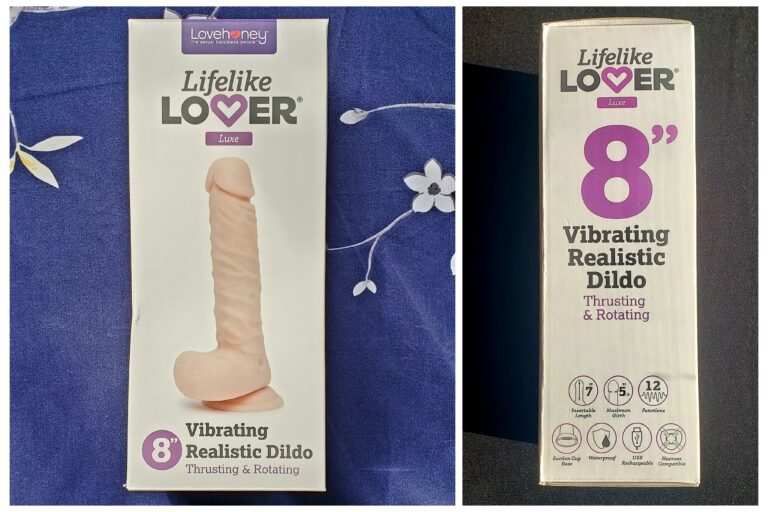 Lifelike Lover Luxe Thrusting and Rotating Dildo - 
