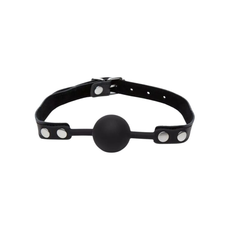 Bondage Boutique Faux Leather Silicone Ball Gag Review