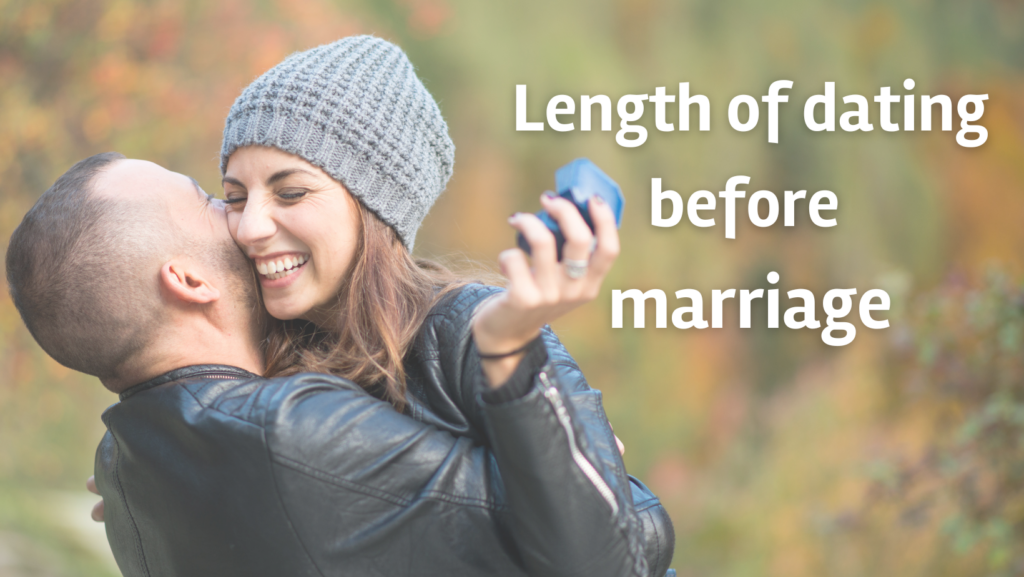 length of dating before marriage statistics