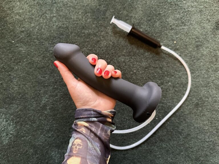 Strap-On-Me Squirting Silicone Dildo Review