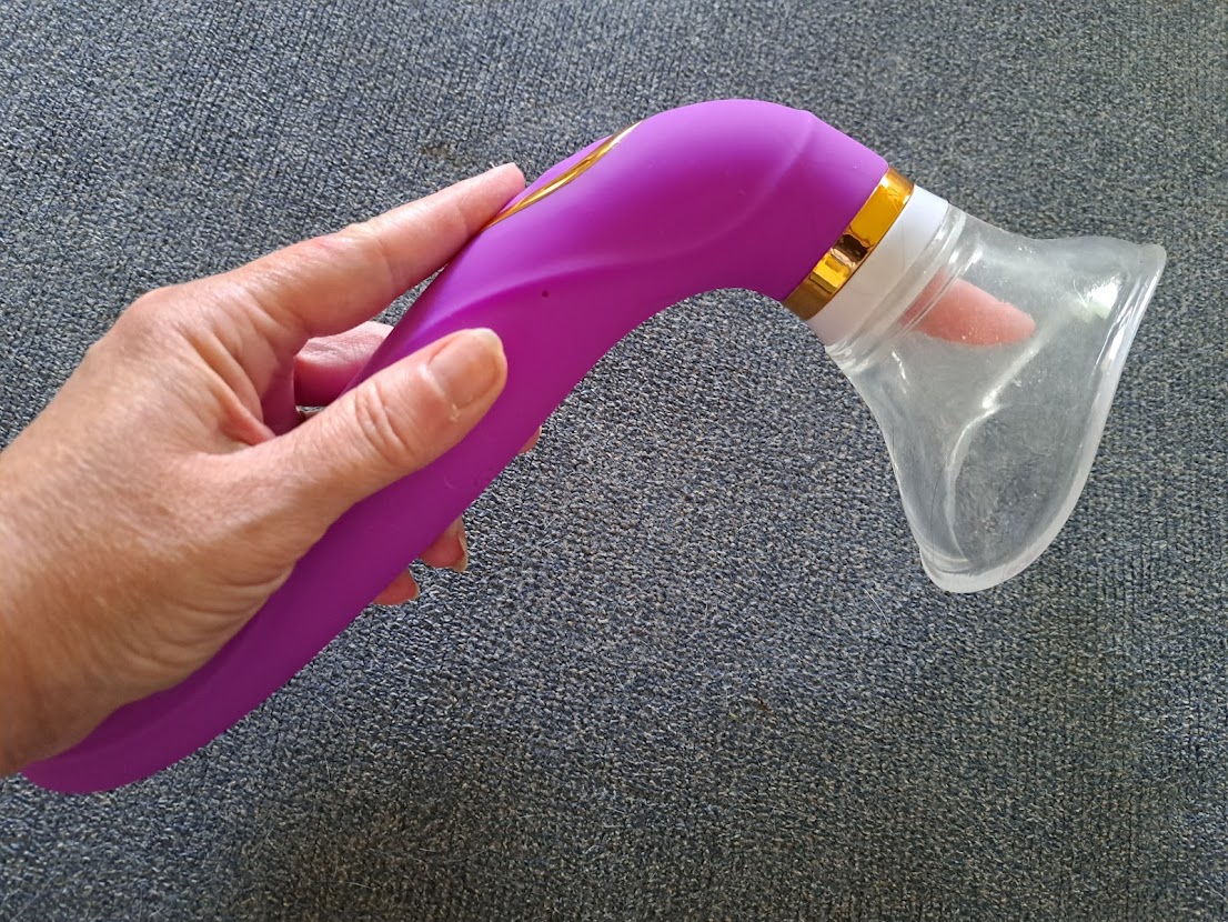 My Personal Experiences with Big Size Tongue Licking Triple Stimulation Vibrator