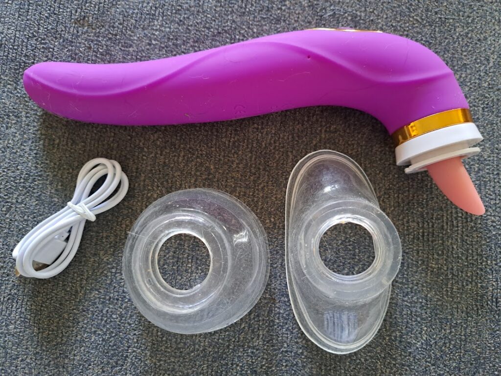 Lick Me Triple Stim Rechargeable Silicone Vibrator