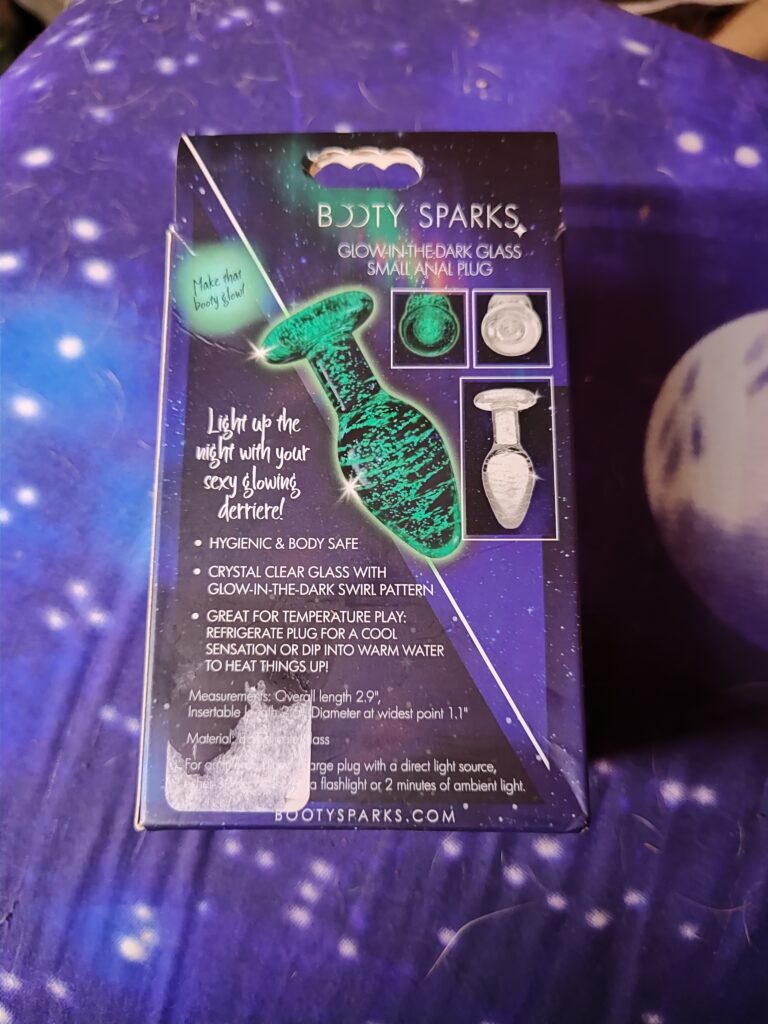Booty Sparks Glow-in-Dark Glass Butt Plug Review