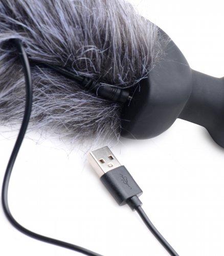 Gray Remote Control Vibrating Fox Tail Anal Plug Review