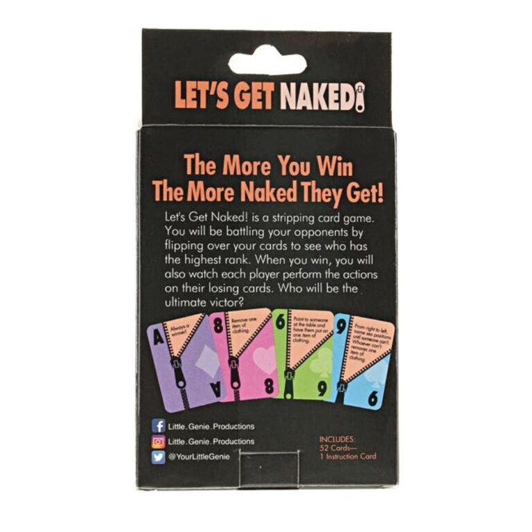 Let's Get Naked Card Game Review
