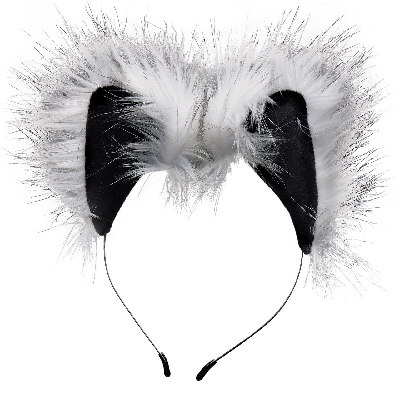 Tailz Grey Wolf Faux Fur Tail and Matching Ears. Slide 3