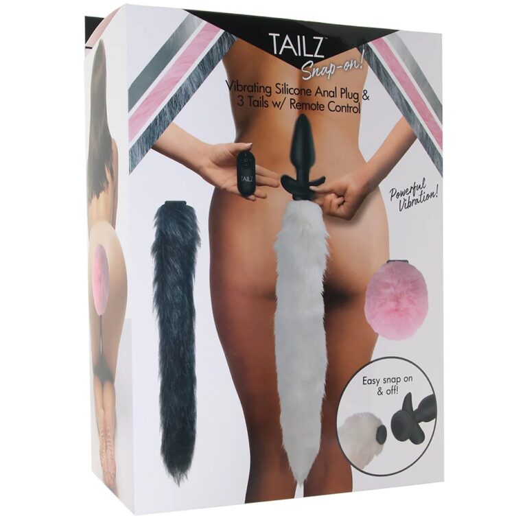 Tailz Snap-On Anal Vibe and 3 Interchangeable Tails Set Review