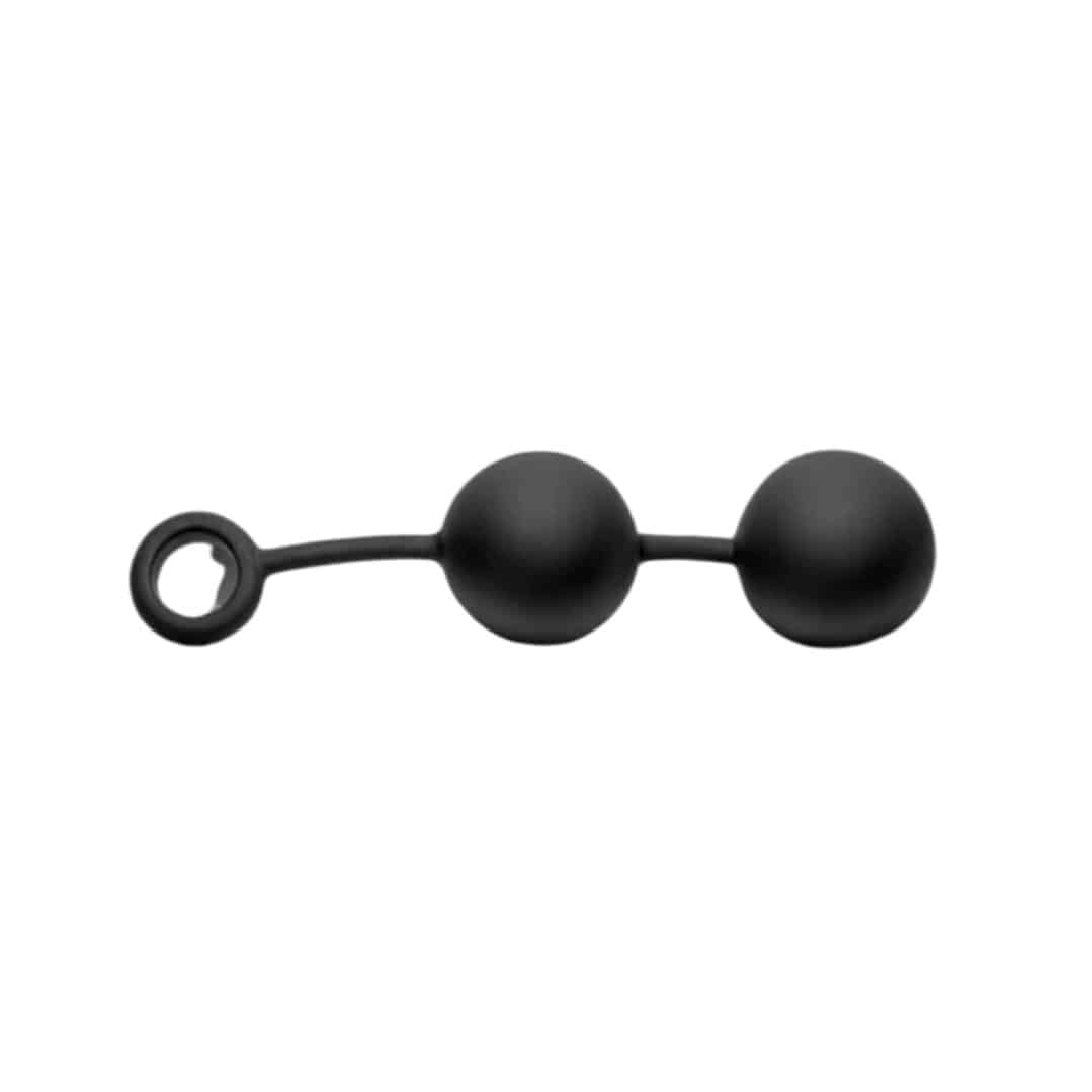 Tom of Finland Weighted Silicone Anal Balls. Slide 2