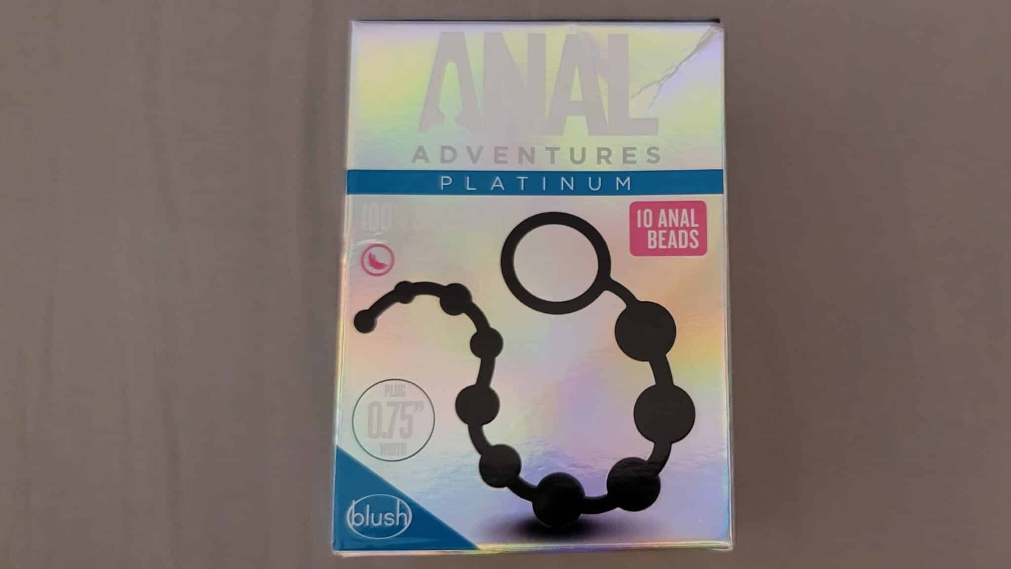 Anal Adventures Platinum Anal Beads. Slide 8