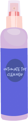 Intimate toy cleaner