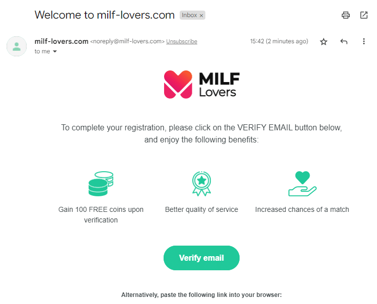 milf lovers email verifications