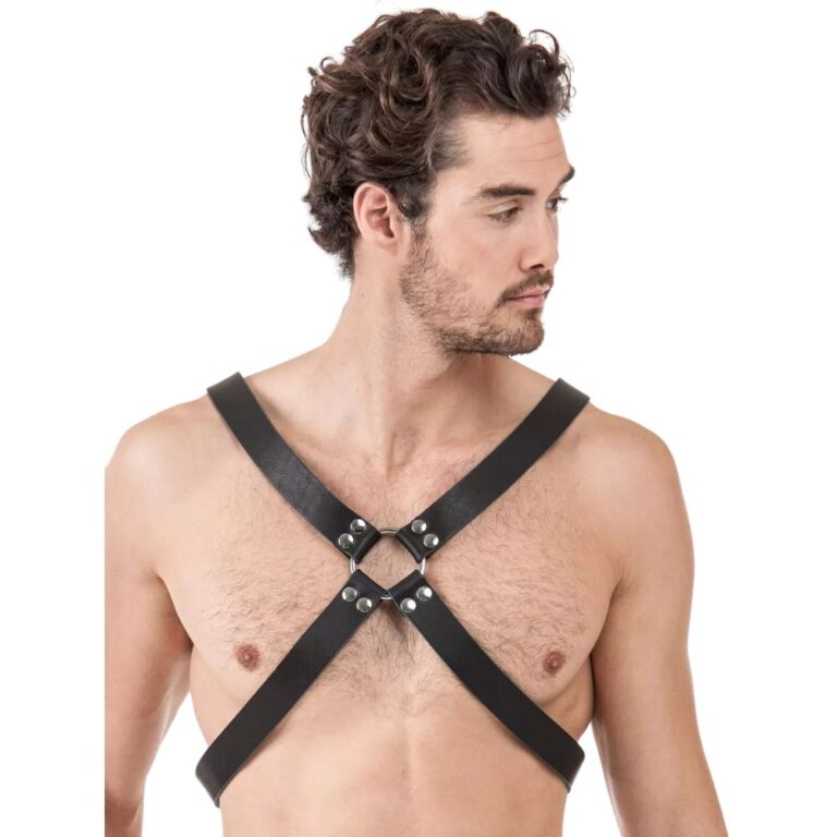DOMINIX Deluxe Leather Cross-Body Harness - Kinky Harnesses from DOMINIX to Spice Up Your Look