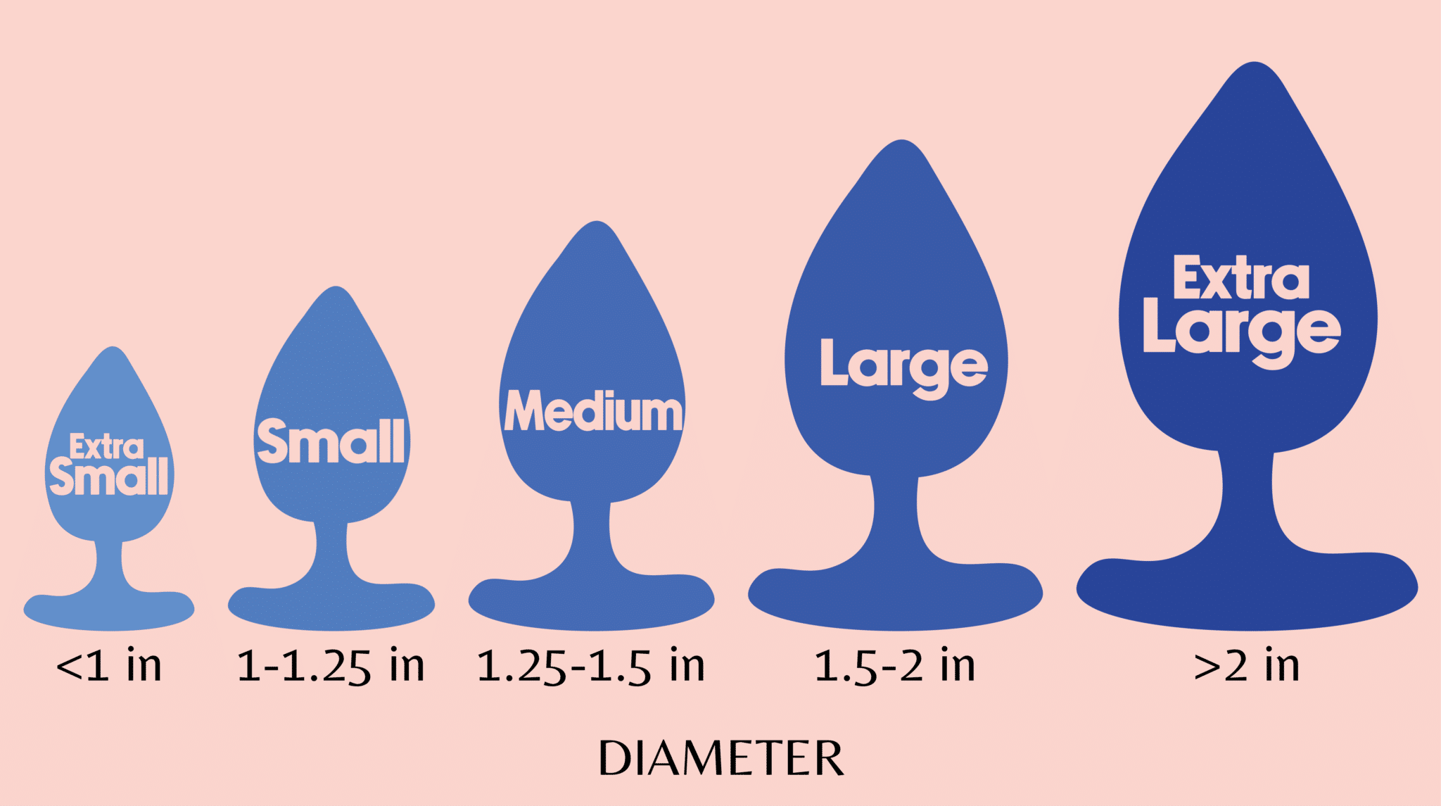 butt plug size diameter chart
