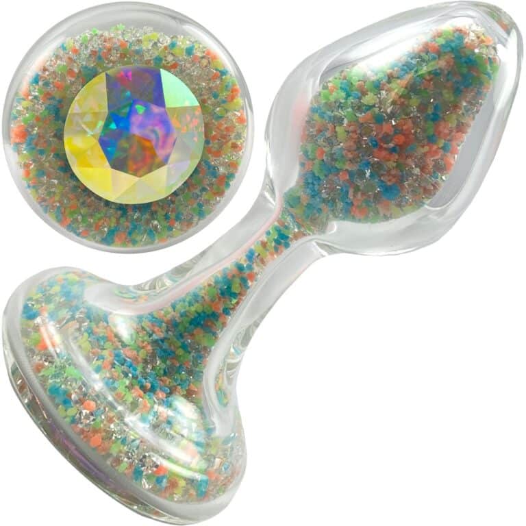 Crystal Delights Aurora Borealis Butt Plug Glow-In-The-Dark Review