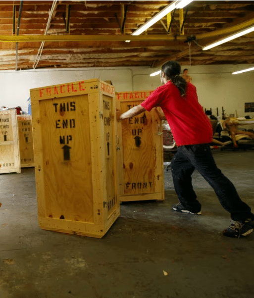 RealDoll shipping crates